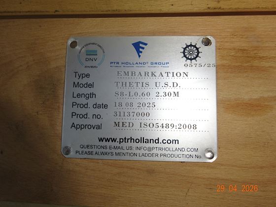 PTR Holland Embarkation model Thetis U.S.D #4