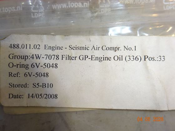 Caterpillar O-Ring 6V-5048 #2