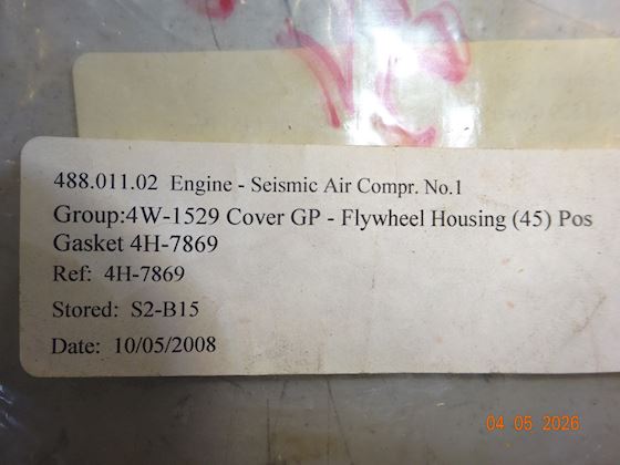 Caterpillar Gasket 4H-7869 #2