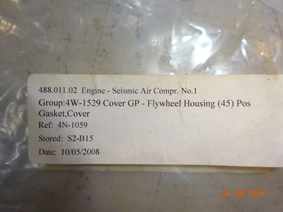 Caterpillar Gasket, Cover 4N-1059 #2