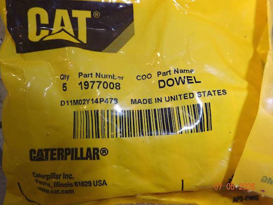 Caterpillar Dowel 197-7008 #2