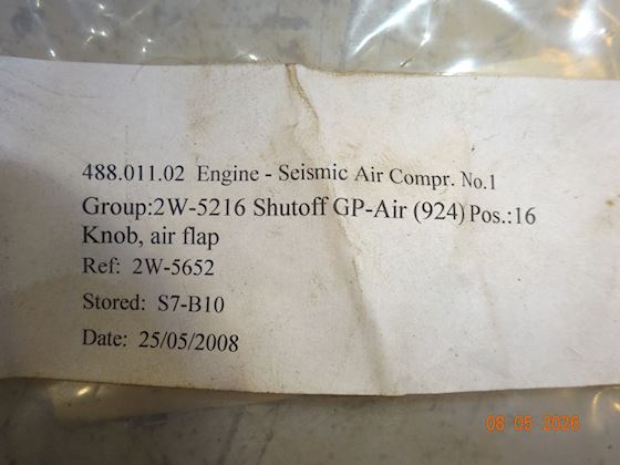 Caterpillar Knob, Air Flap 2W-5652 #3