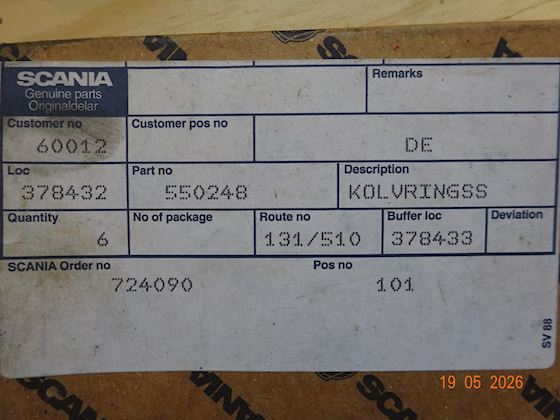 Scania Piston Ring Set #2