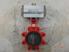LUGN Butterfly Valve W/ AVI2300 Pneumatic Actuator - 1