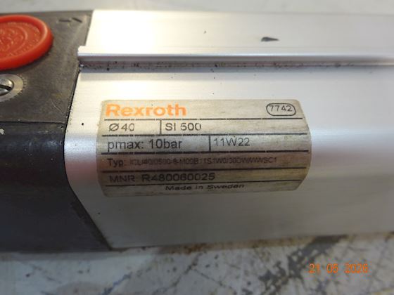 Rexroth Pneumatic Cylinder Ø40 x 500mm #2