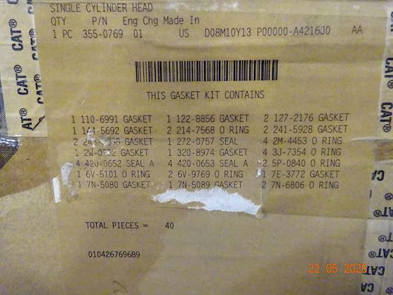 Caterpillar Gasket Kit 355-0769 #2