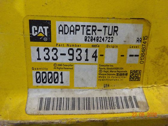 Caterpillar Turbocharger Exhaust Adapter 133-9314 #2