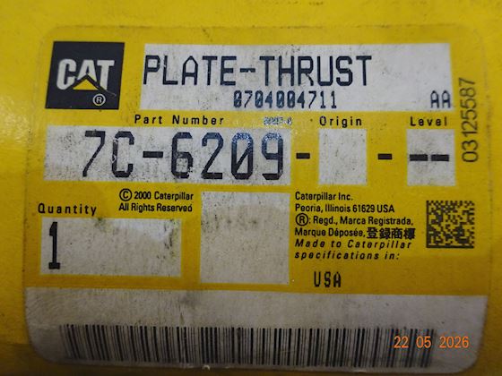 Caterpillar Crankshaft Thrust Plate 7C-6209 #3