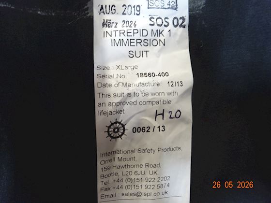 Intrepid MK1 Immersion Suit XL #2