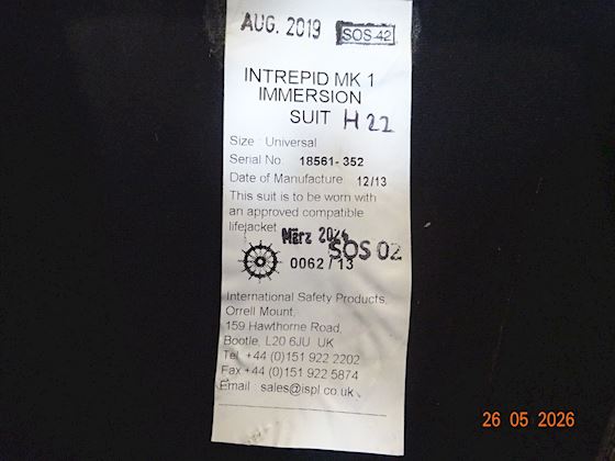 Intrepid MK1 Immersion Suit Universal #2