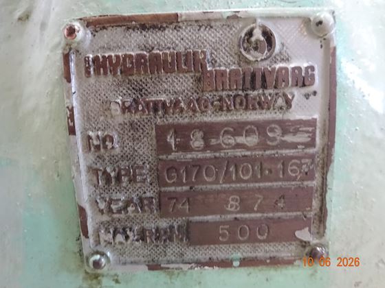 Brattvaag G170/101-167 Piston Pump #2