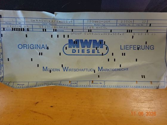 MWM Set of Gear Wheels #8