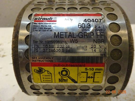 Straub Metal-Grip FF NBR Ø60.3 #2