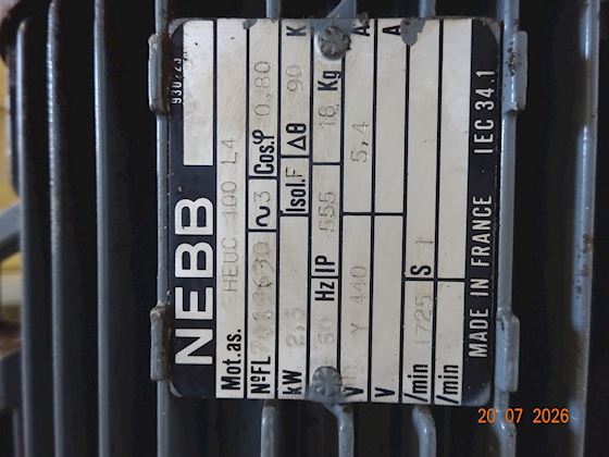 Loher JNSA-400LB-06M W/ Hydraulic Station & Cabinets #8