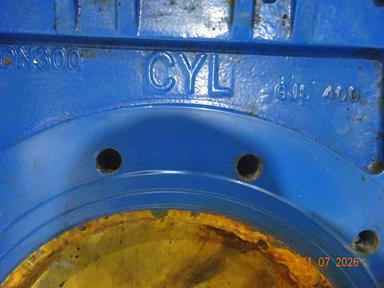 Cyl XDN11 Pneumatic Knife Gate Valve Ø300 #2