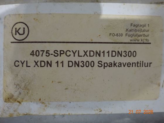 Cyl XDN11 Pneumatic Knife Gate Valve Ø300 #3
