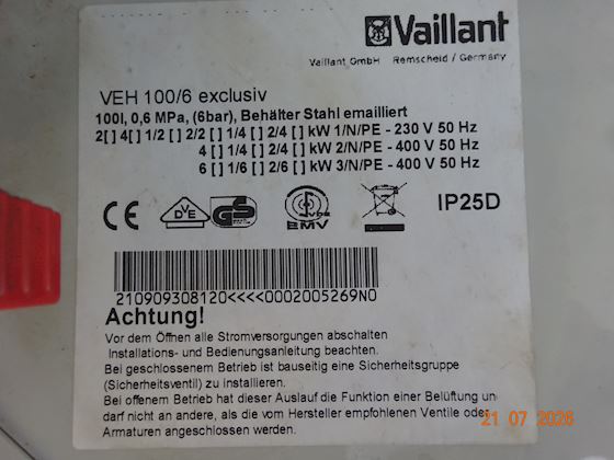 Vaillant VEH 100/6 Exclusive #2