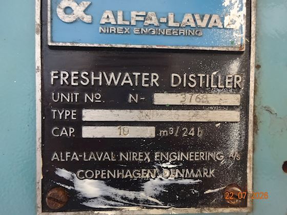 Alfa Laval JWP-26-C80 W/ Cabinet #4