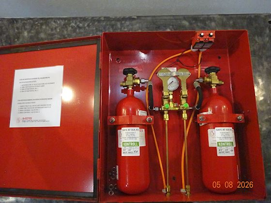 Danfoss Semco CO2 Extinguishing System in engine room #2