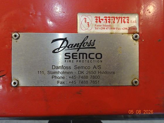 Danfoss Semco CO2 Extinguishing System in engine room #3