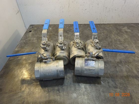 PBV 2" Stainless steel NPT Ballvalves #1