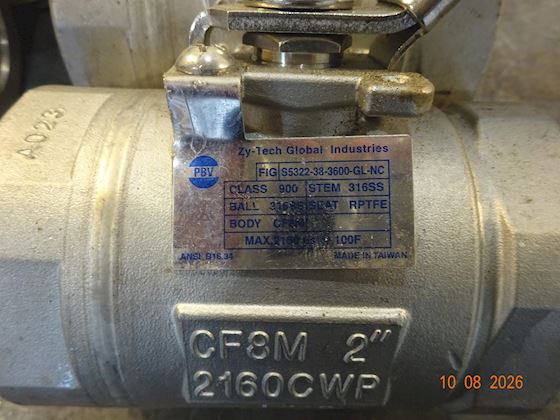 PBV 2" Stainless steel NPT Ballvalves #2