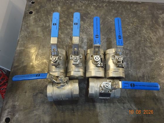 PBV 2" Stainless steel NPT Ballvalves #4