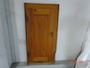 Wooden Door with Brass Handle and Hinges #1