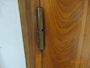 Wooden Door with Brass Handle and Hinges #3