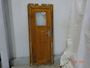 Wooden Door with Brass Hinges + Window #2