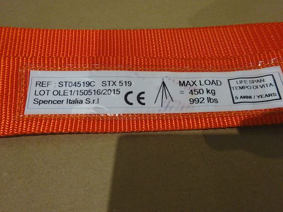 Spencer Adjustable lifting bridles system #3