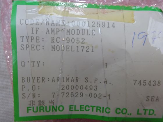 Furuno RC-9052 IF AMP module #2