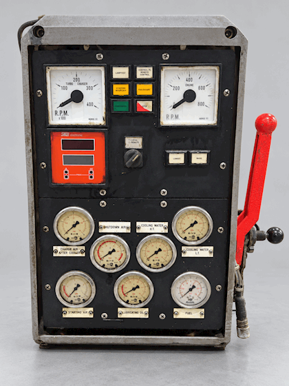 MAK Gauge panel assembly #1