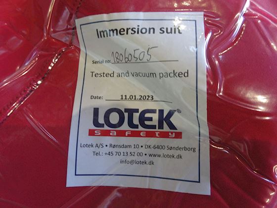 Crewsaver Immersion Suit model 8800 #2