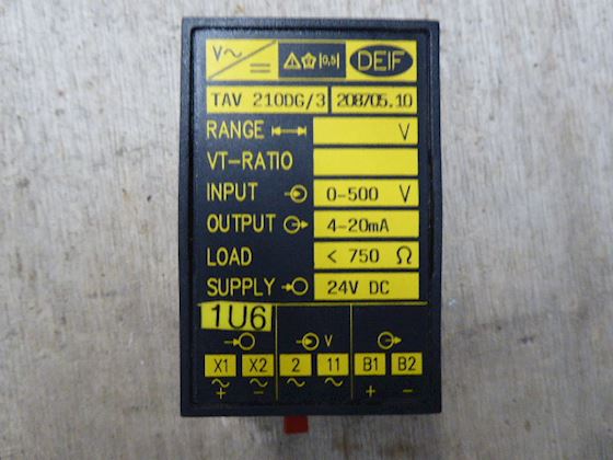 DEIF TAV 210DG/3 AC Current Transducer #1