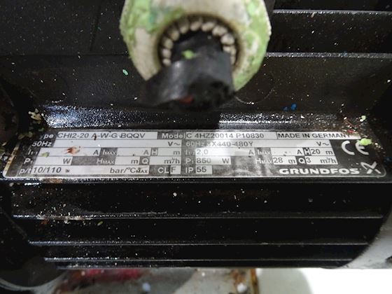 Grundfos CHI2-20 A-W-G BQQV #3