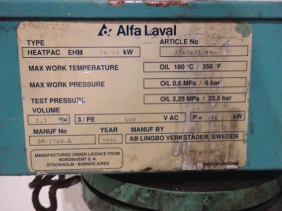 Alfa Laval MAB-204S-24-60/4048-11 #9