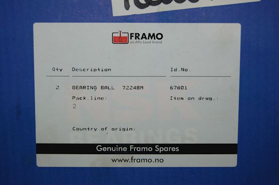 Framo Bearing Ball 7224BM #2
