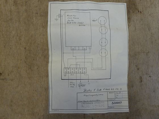 Philips Reaktor BSN 400 220V #3