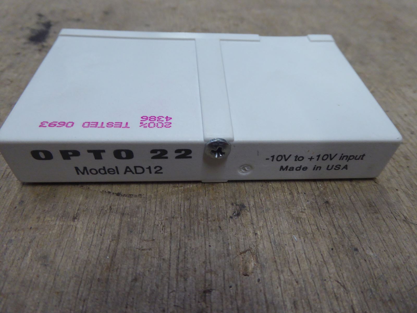 > OPTO 22 AD12 Input Analog Module -10 TO +10 VDC Input - Smedegaarden A/S
