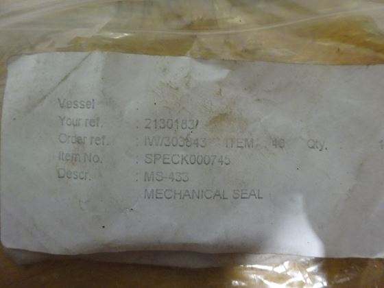 Speck Pumpen Mechanical Seal MS-433 #2