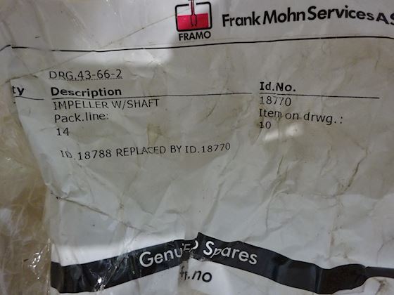 Framo Impeller With Shaft #5