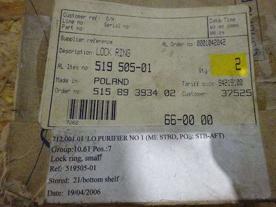 Alfa Laval Lock Ring 51950501 #4