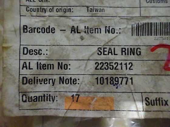 Alfa Laval Seal Ring 22352112 #5