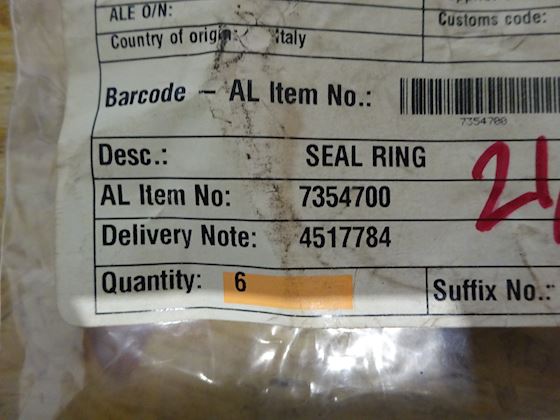 Alfa Laval Seal Ring 7354700 #2