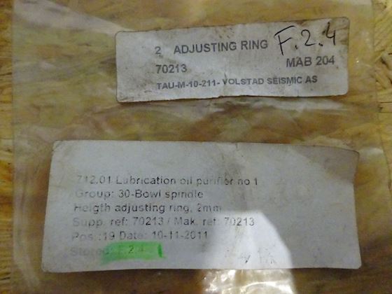 Alfa Laval Height Adjusting Ring 70213 #2