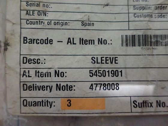 Alfa Laval Sleeve 54501901 #4