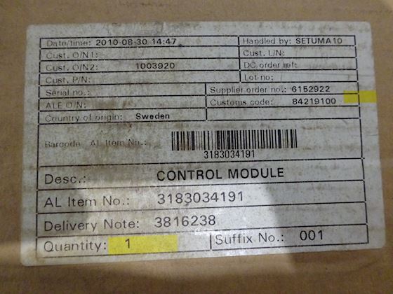 Alfa Laval Heatpac Controle Module 3183034191 #7