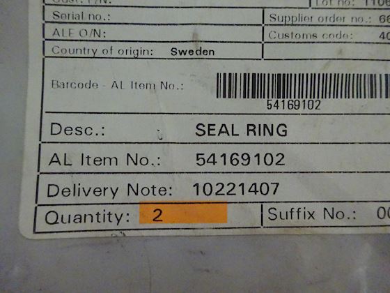 Alfa Laval Seal Ring 54169102 #3