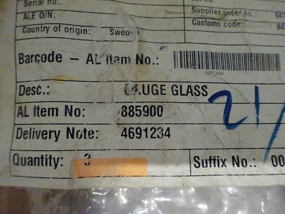 Alfa Laval Gauge glass 885900 #2